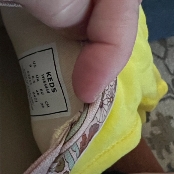 Keds Pink Floral Slip-On Sneakers - Picture 5 of 13